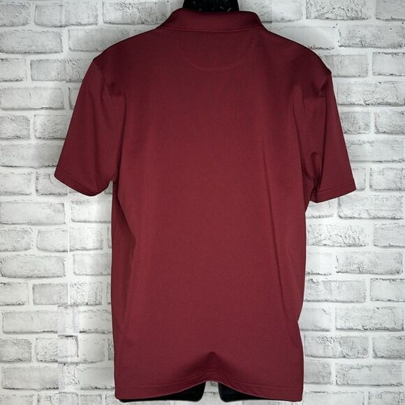 Amazon Essentials Slim Fit Maroon Polo Shirt Size Large - Picture 3 of 4
